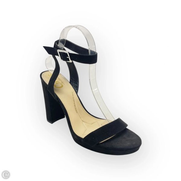 Sandals Heels Block By Circus By Sam Edelman In Black, Size: 8 Sale - Image 2