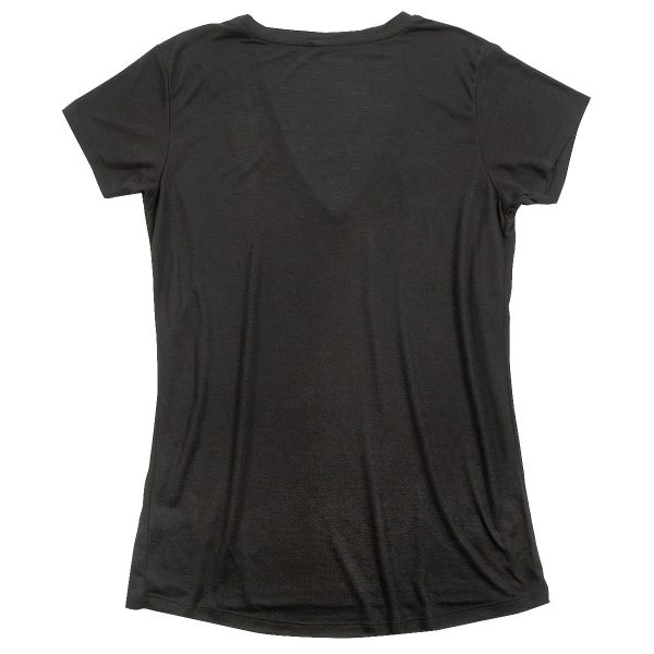 Easy Rider Deep V Women s Tee - Black Cheap - Image 3
