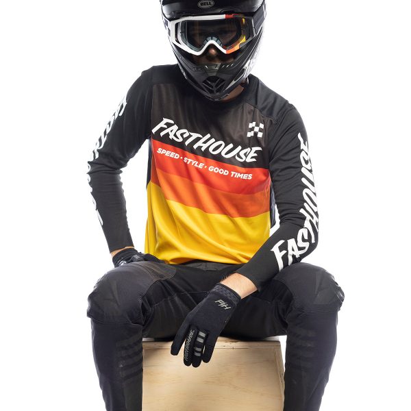Alloy Kilo LS Jersey - Black Yellow For Sale - Image 2