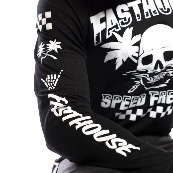 USA Grindhouse Subside Youth Jersey - Black For Cheap - Image 5