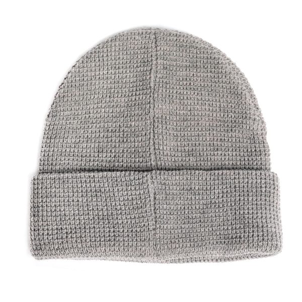 Waffle Beanie - Silver Online now - Image 3