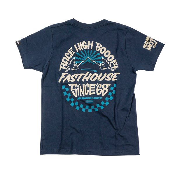 Youth Mammoth Race High Tee - Navy Hot on Sale