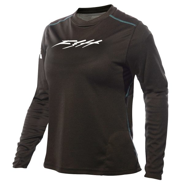 Alloy Ronin LS Women s Jersey - Black Hot on Sale - Image 2