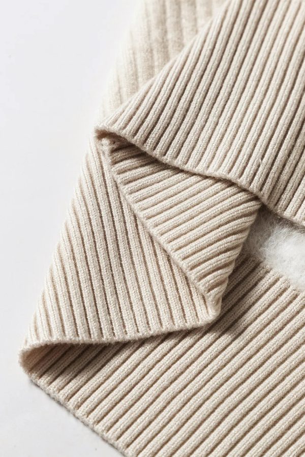 Heidi Fleece Lined Mock Neck Long Sleeve Sweater For Discount - Image 5