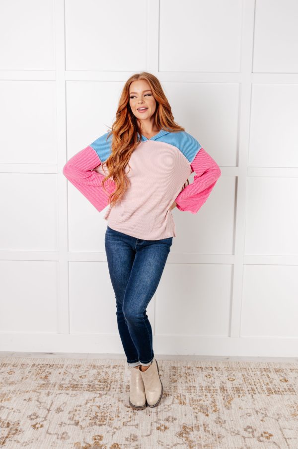 A-Tisket A-Tasket Color Block Pullover Online - Image 5