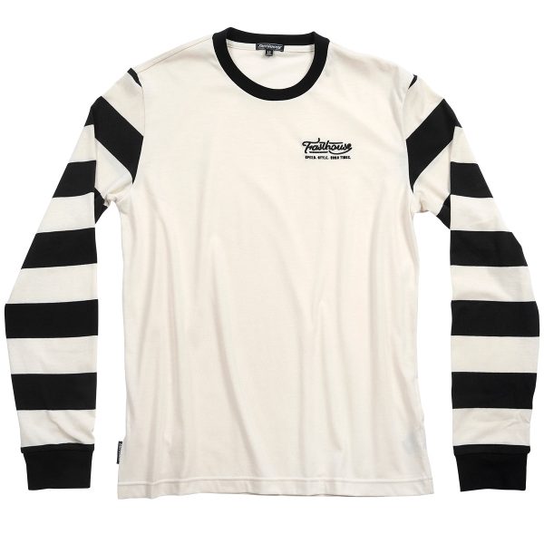 Jailbreak Stripe Long Sleeve Tee - Natural Discount