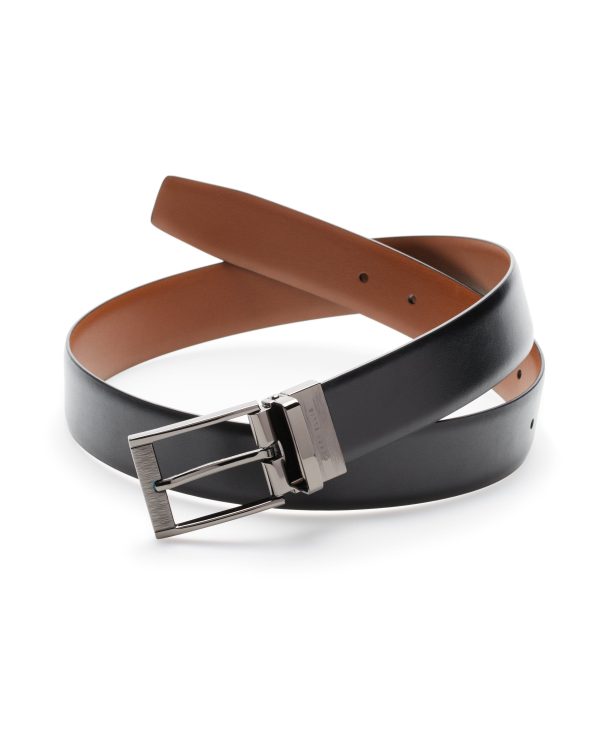 Reversible Scratch Leather Belt Hot on Sale