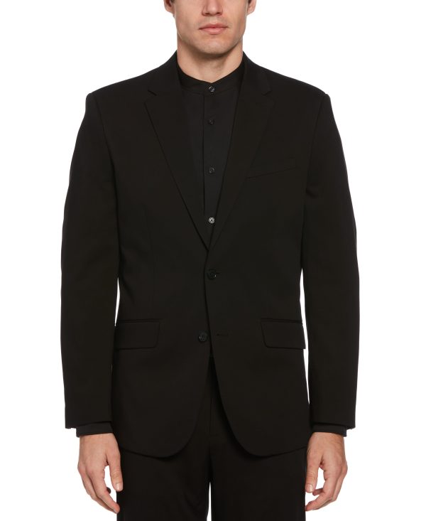 Black Performance Tech Suit Hot on Sale - Image 3