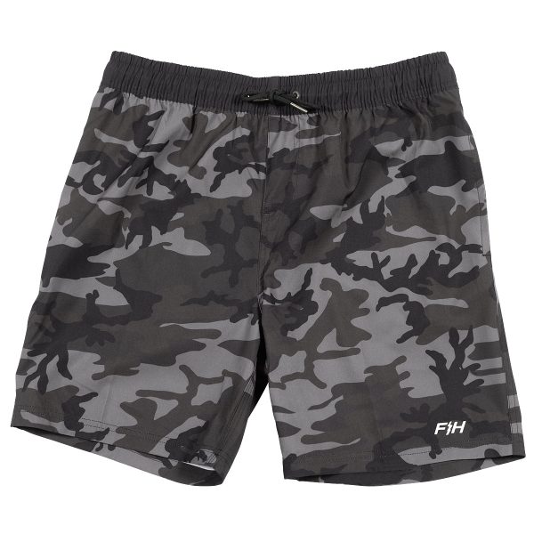 Jack Hybrid Short - Black Camo For Cheap