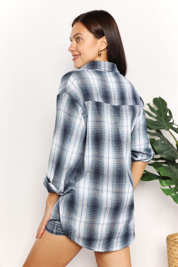 Veronica Plaid Dropped Shoulder Shirt - Online Exclusive For Discount - Image 5
