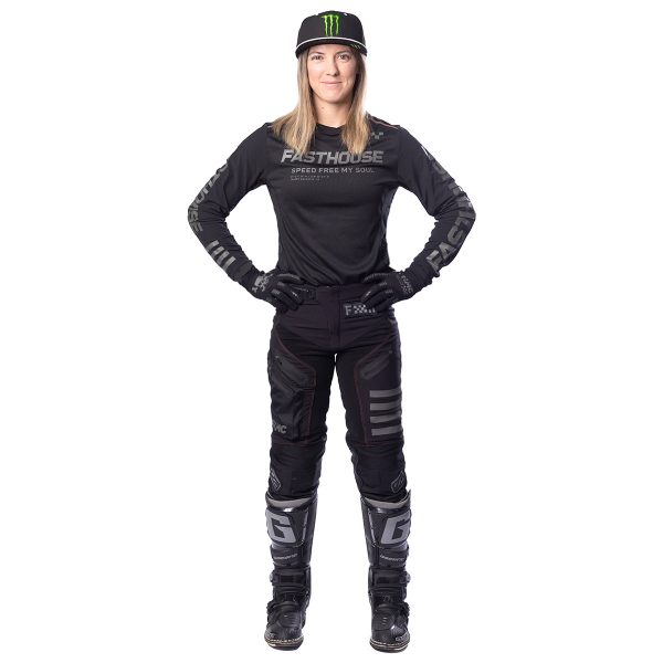 Off-Road Sand Cat Women s Jersey - Black Online Hot Sale - Image 4