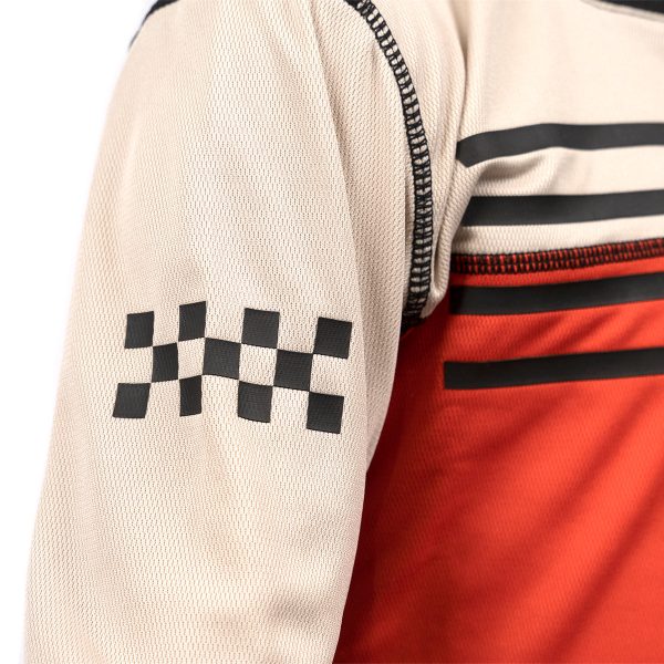 Alloy Sidewinder LS Youth Jersey - Cream Red For Sale - Image 5