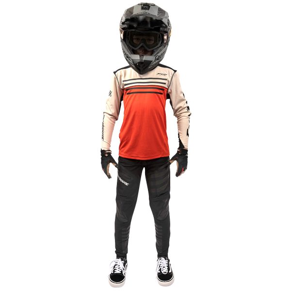 Alloy Sidewinder LS Youth Jersey - Cream Red For Sale - Image 4