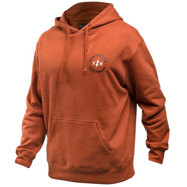 Easy Rider Hooded Pullover - Rust Hot on Sale