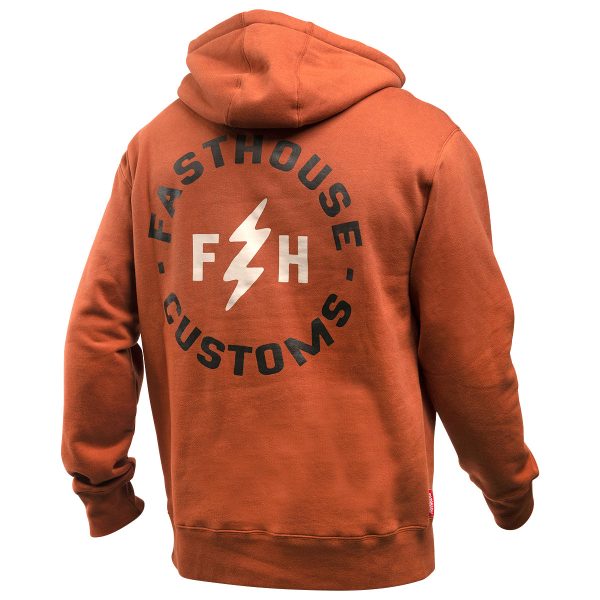 Easy Rider Hooded Pullover - Rust Hot on Sale - Image 2