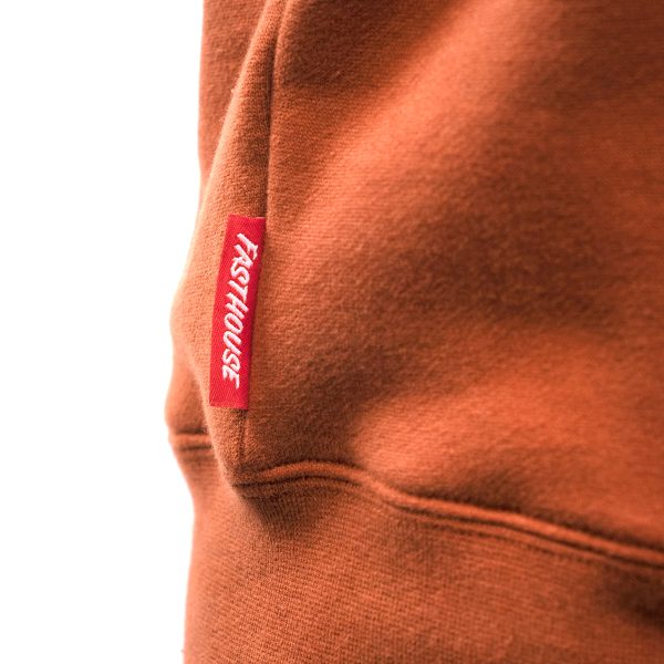 Easy Rider Hooded Pullover - Rust Hot on Sale - Image 4