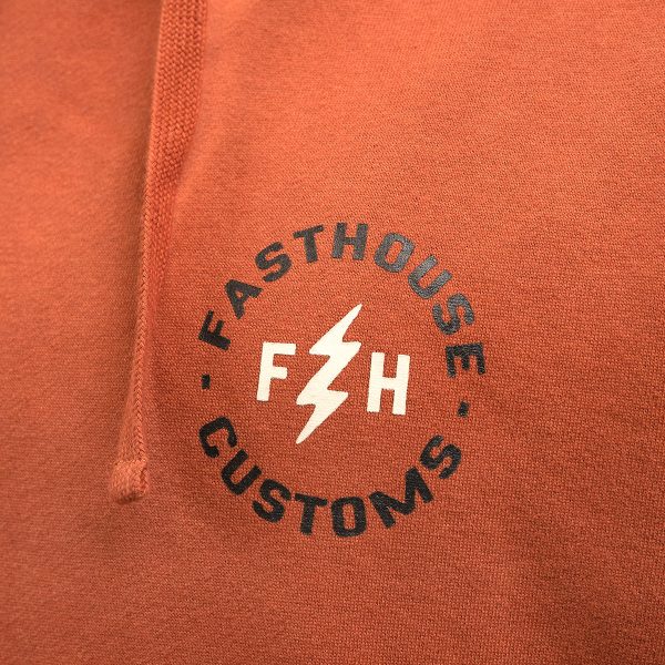 Easy Rider Hooded Pullover - Rust Hot on Sale - Image 3